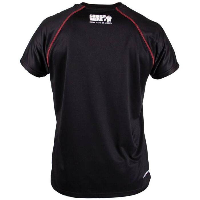 Performance Tee, Black/Red