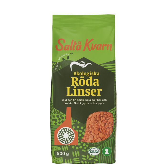 Røde linser 500 g