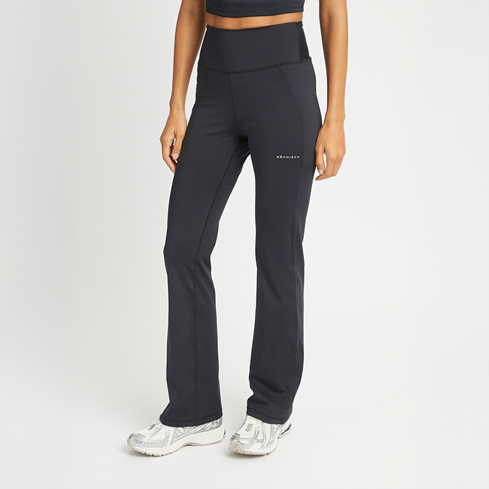 Flattering High Waist Pants Svart