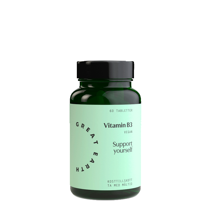 Bilde av Vitamin B3 Niacin 60 Tabletter