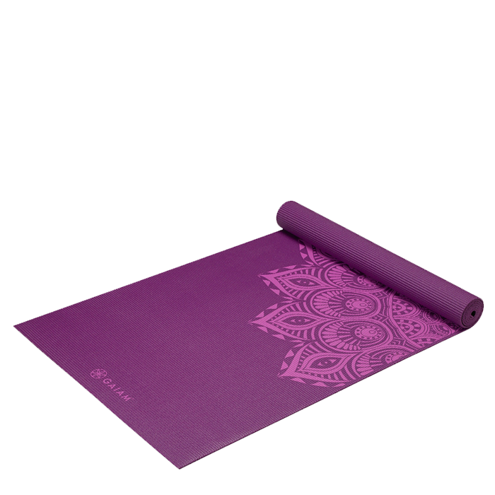 Yogamatte 6mm Purple Mandala