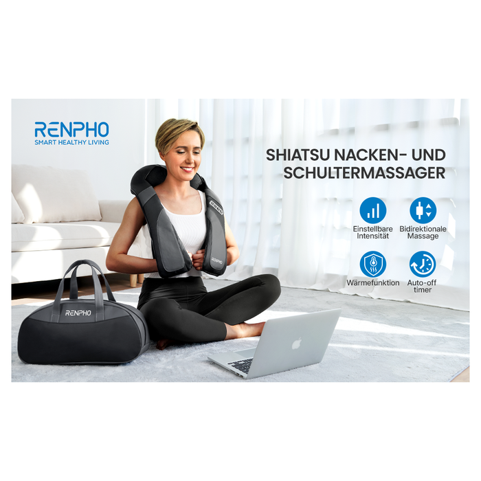 U-Neck Go Shiatsu Nakke & Skuldermassasjeapparat