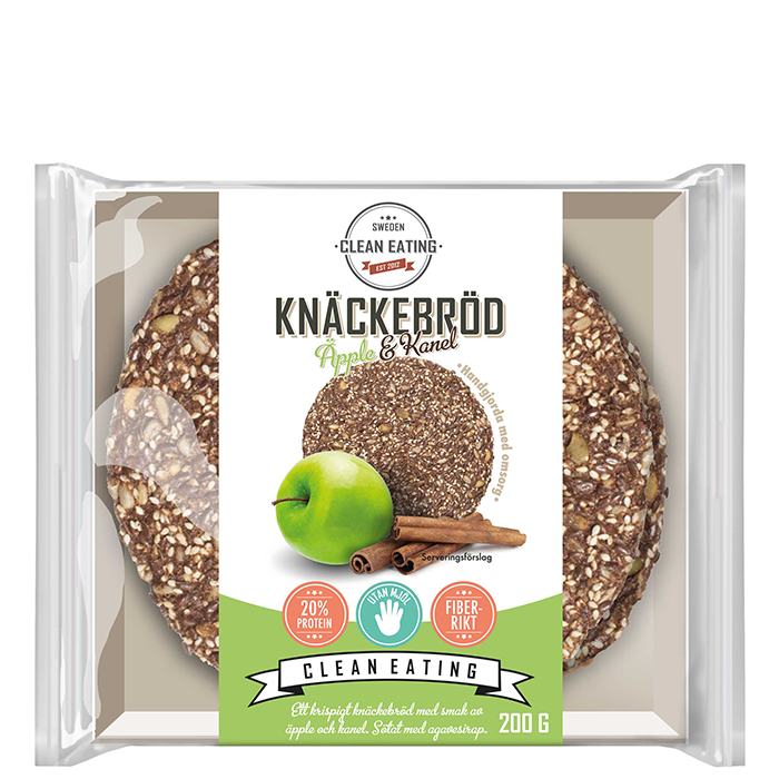 Knekkebrød Eple & Kanel, 200 g
