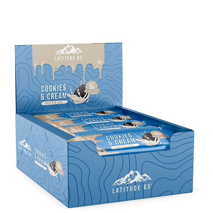 12 x Latitude 65 Protein Bar, 45 g