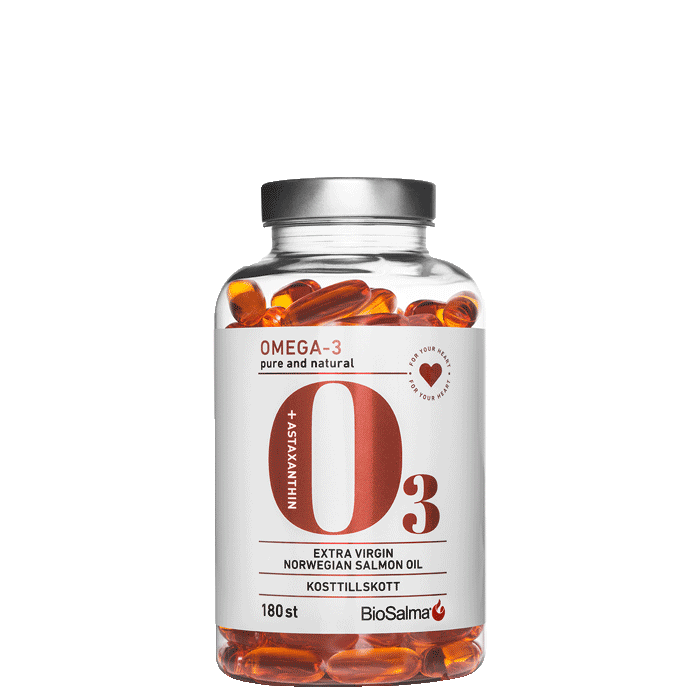 Bilde av Omega-3 Salmon Oil 1000mg 180 Kapsler