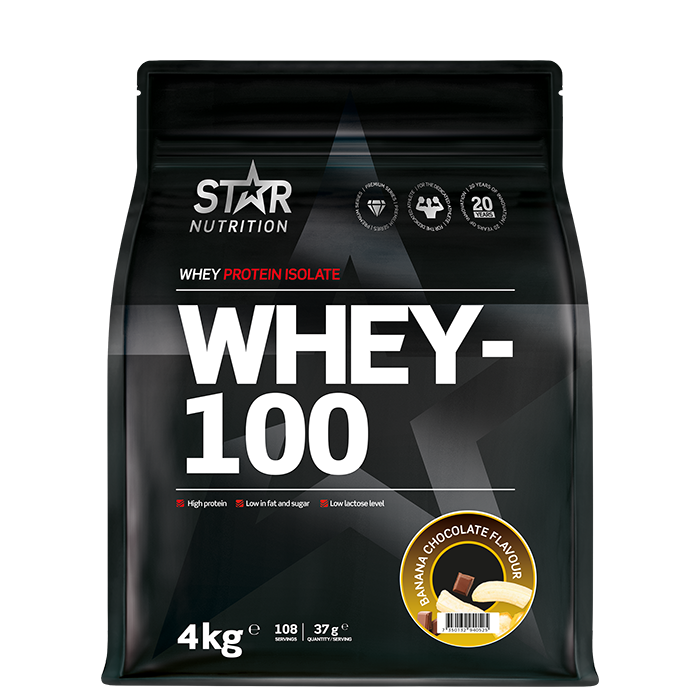 Whey-100 Myseprotein 4 kg