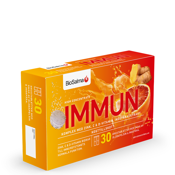 Bilde av Immun C + D-vitamin Sink 30 Brusetabletter