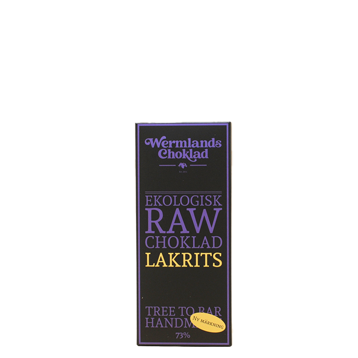 Raw Økologisk Sjokolade Lakris 50 g