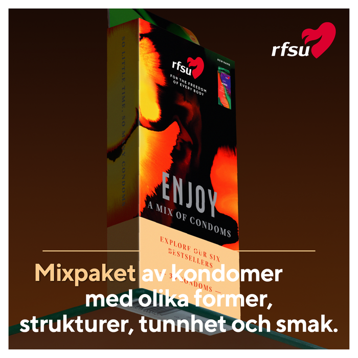 RFSU Mixed Kondompakke Mix 30-pakning