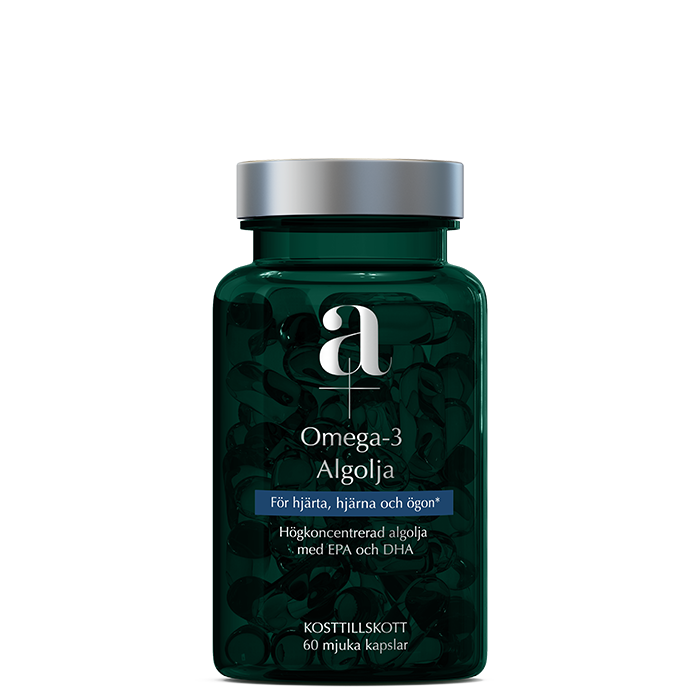 Omega-3 Algeolja 60 mjuka kapsler