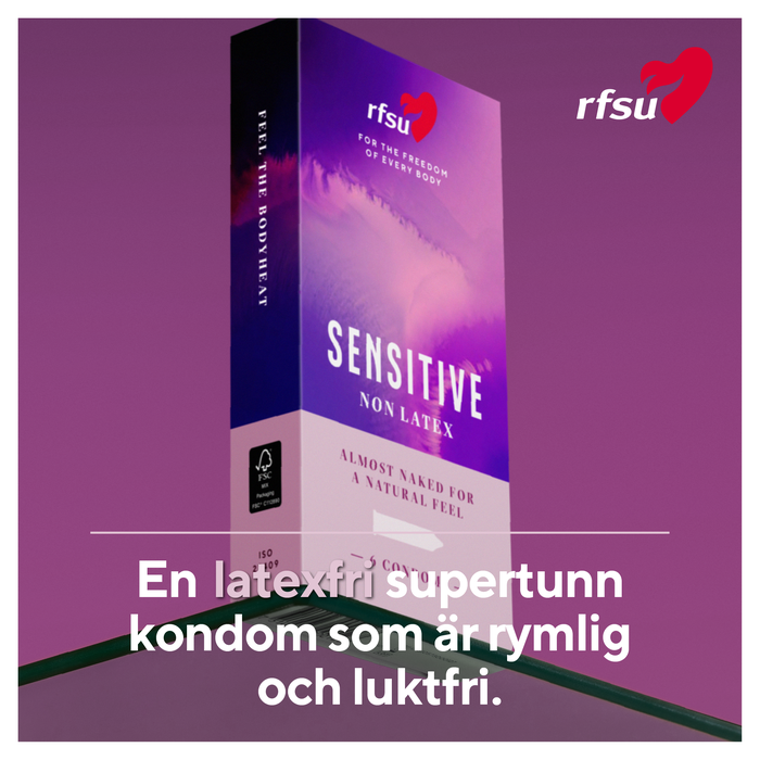 RFSU Sensitive Kondomer 6-pakning