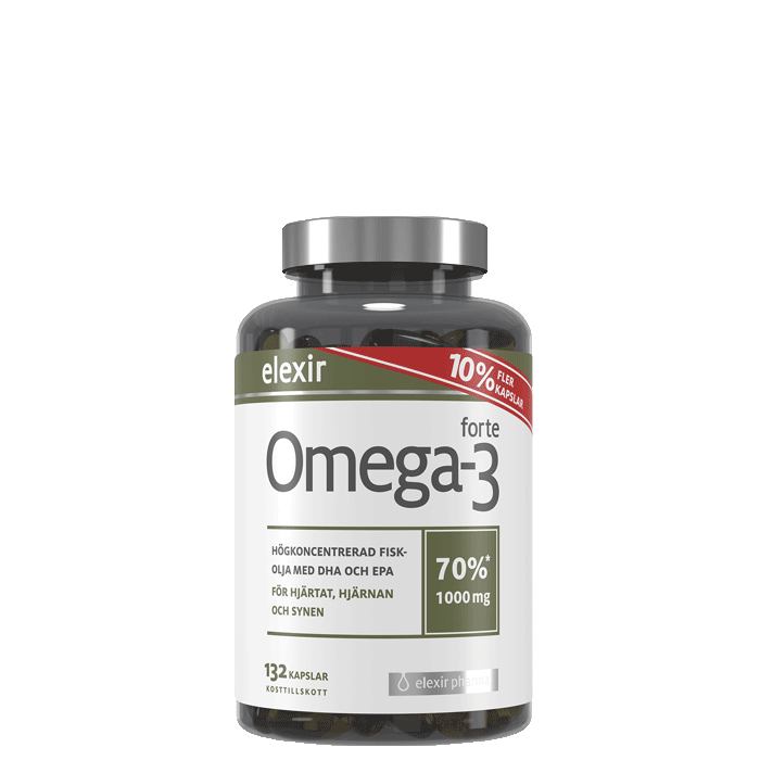 Omega-3 forte 1000 mg 132 kapsler