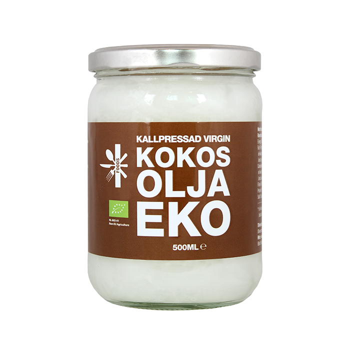 Kallpresset Virgin Kokosolje EKO 500 ml
