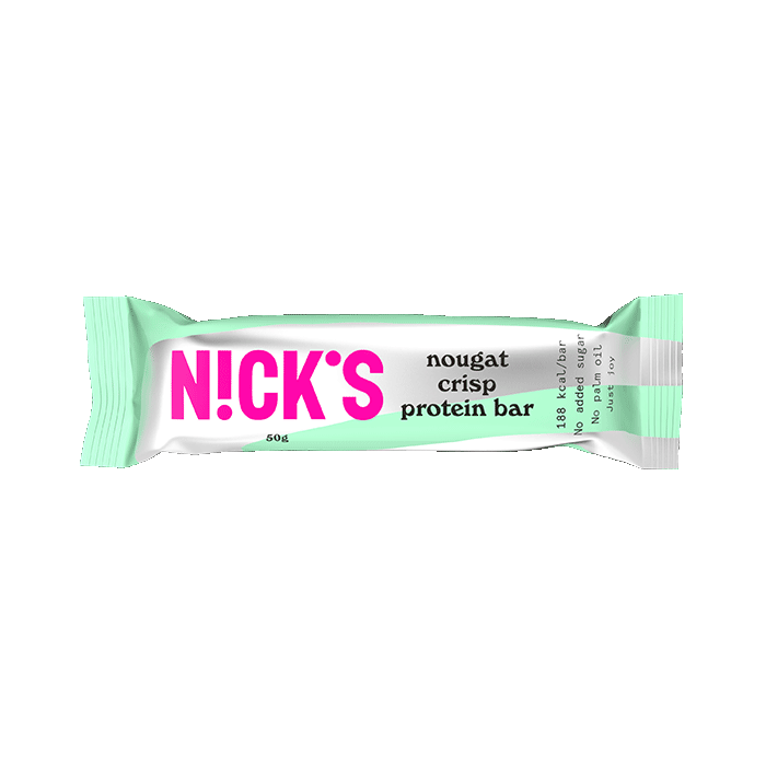 NICKS Protein Bar Nougat Crisp, 50 g