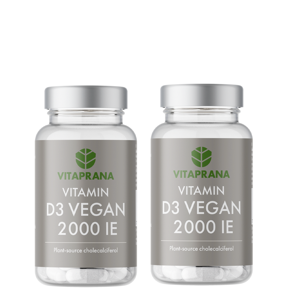 Bilde av 2 X Vitamin D3 Vegan 2000 Ie, 110 Kapslar