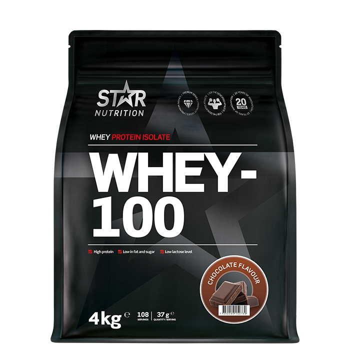 Whey-100, 4 kg, Sjokolade