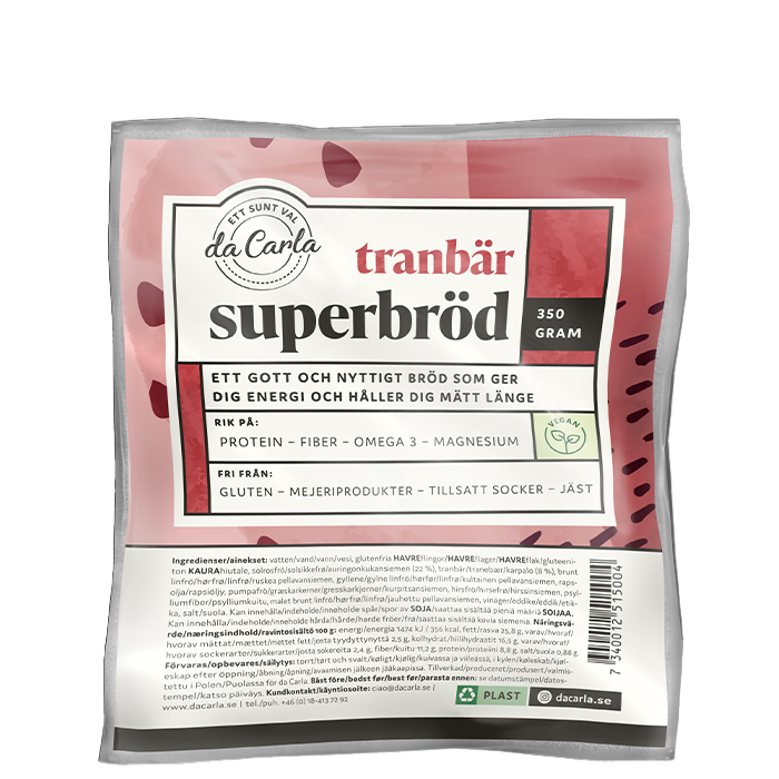 Superbrød Tranebær, 350 g