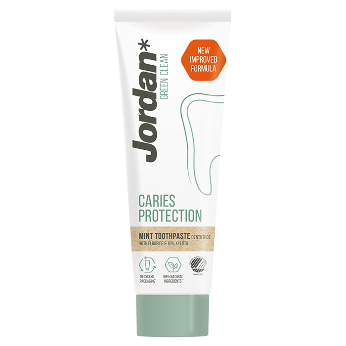 Caries Protection Tannkrem Green Clean - 75 ml