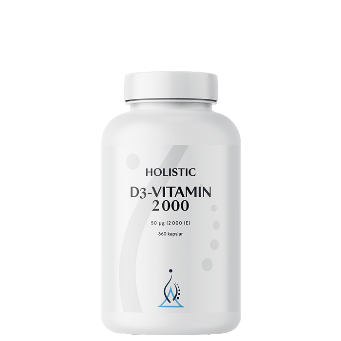 D3-vitamin 2000IE 360 kapsler