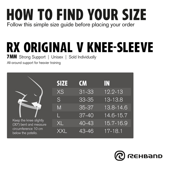RX Original V Knest&oslash;tte 7mm Svart