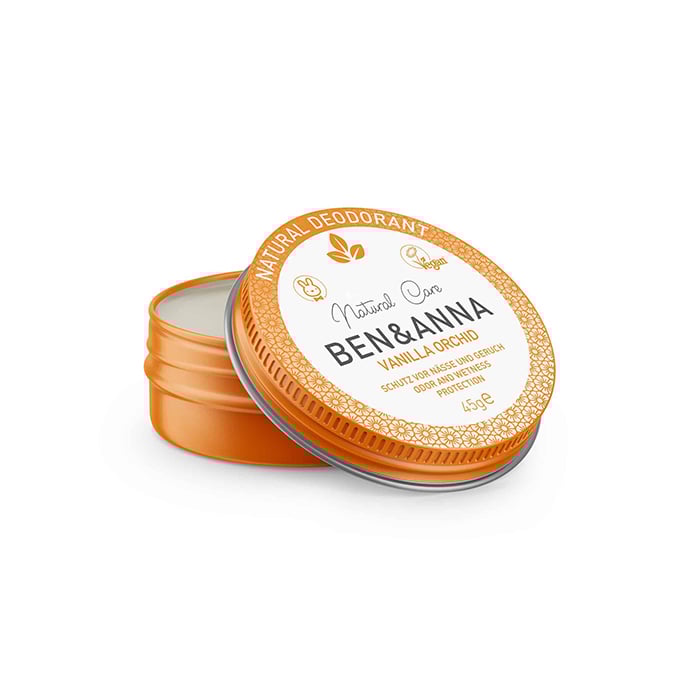 Ben & Anna Ben & Amp  Anna_Natural Deodorant Natural Cream Deodorant In A Metal Can Vanilla Orchid 45G