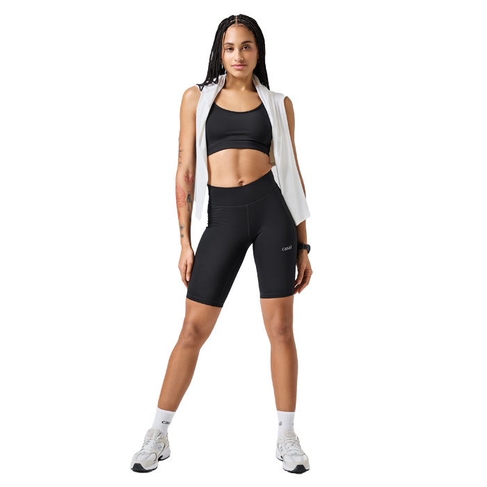 Essential Treningsshorts H&oslash;y Midje Svart