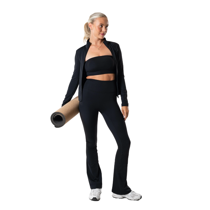 Clean Tights Flared Svart