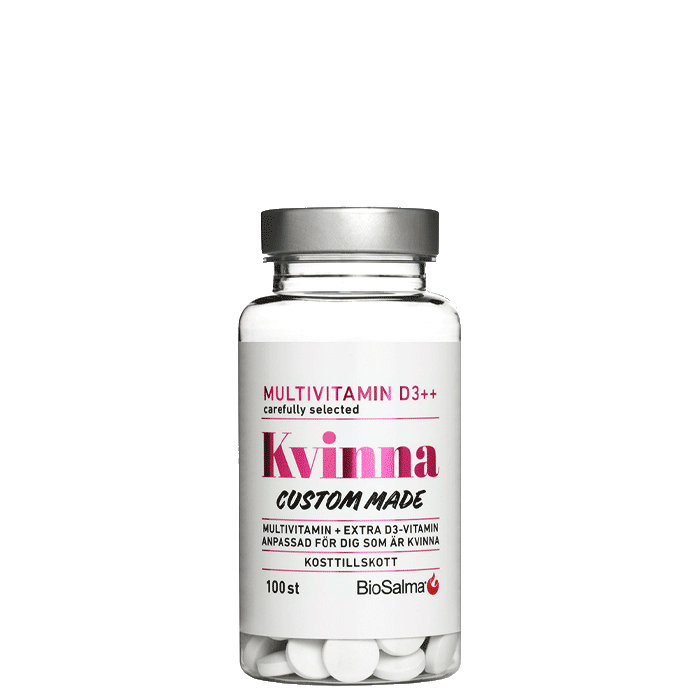 Bilde av Multivitamin Kvinna D-vitamin++ 100 Tabletter