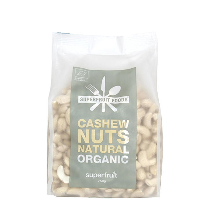 Cashewnøtter Øko, 750 g