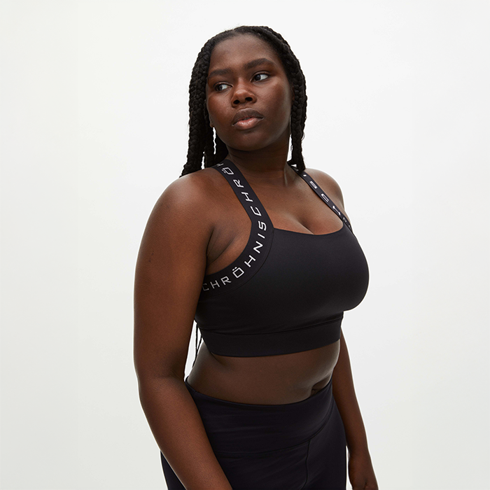 Women's Kay Sports Bra XL, Black