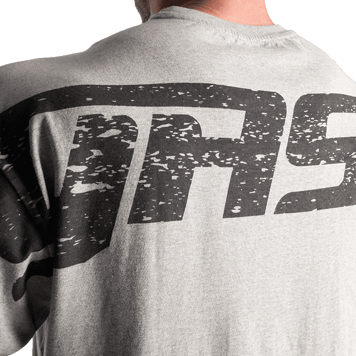 Gasp Iron Tee, Greymelange/Black