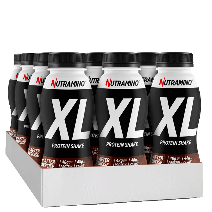 12 x Nutramino Protein XL Shake, 475 ml choklad