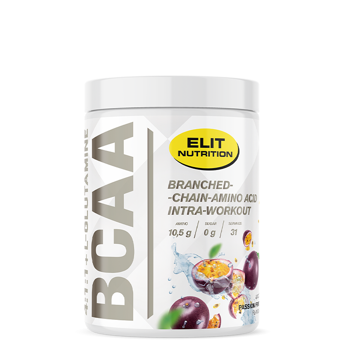 ELIT BCAA 4:1:1 + L-glutamine, 400 g, Passion Fruit