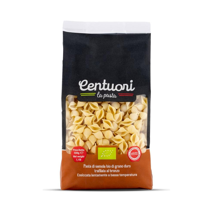 Ekologisk pasta Conchigliette Bronzo Grano Duro 500 gr