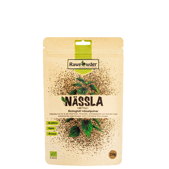 Økologisk Nettle-pulver 250 g