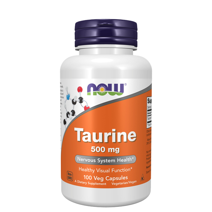 Taurin 500 mg 100 kapsler