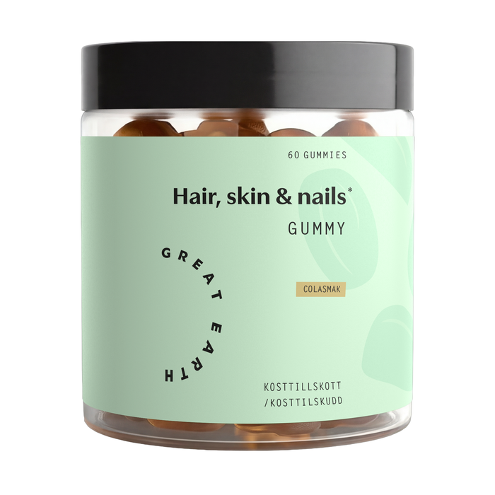 Hair Skin & Nails Gummies Cola 60 stk Cola