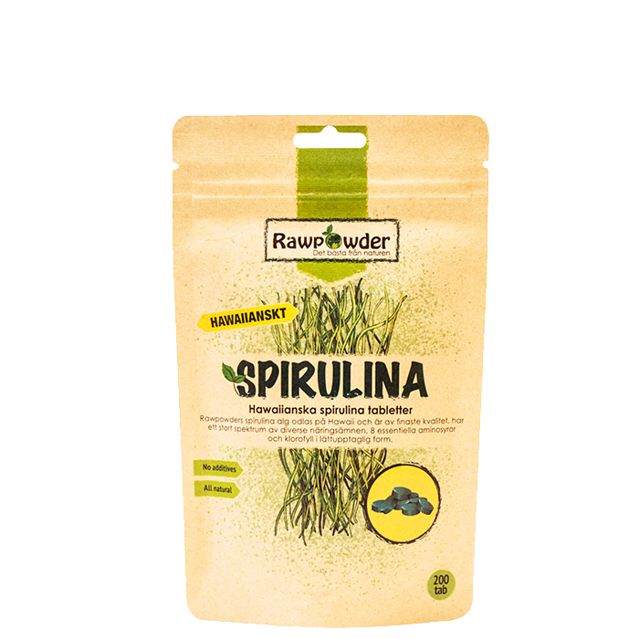 Hawaiisk Spirulina Tabletter 200 st