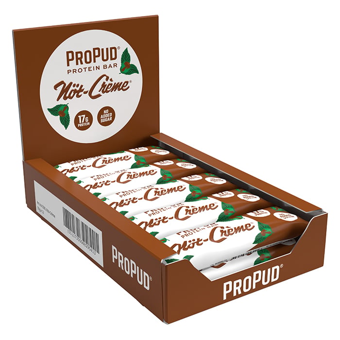 12 x ProPud Protein Bar, 55 g, Nöt-crème