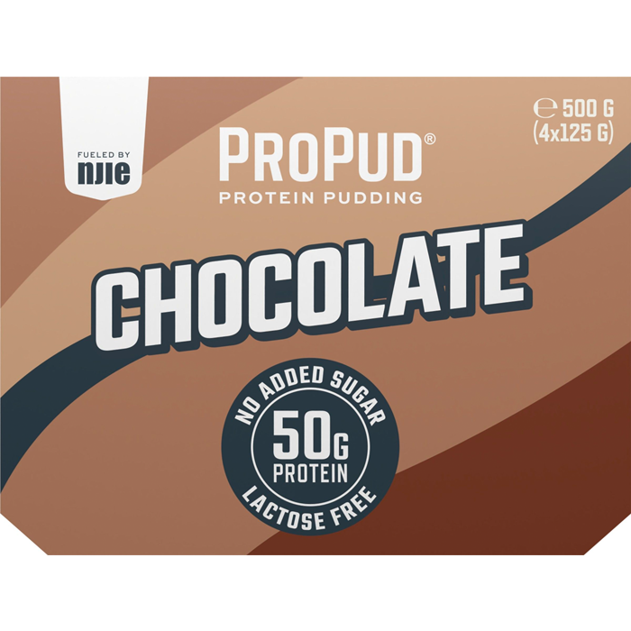 4 x 125 g ProPud, Chocolate