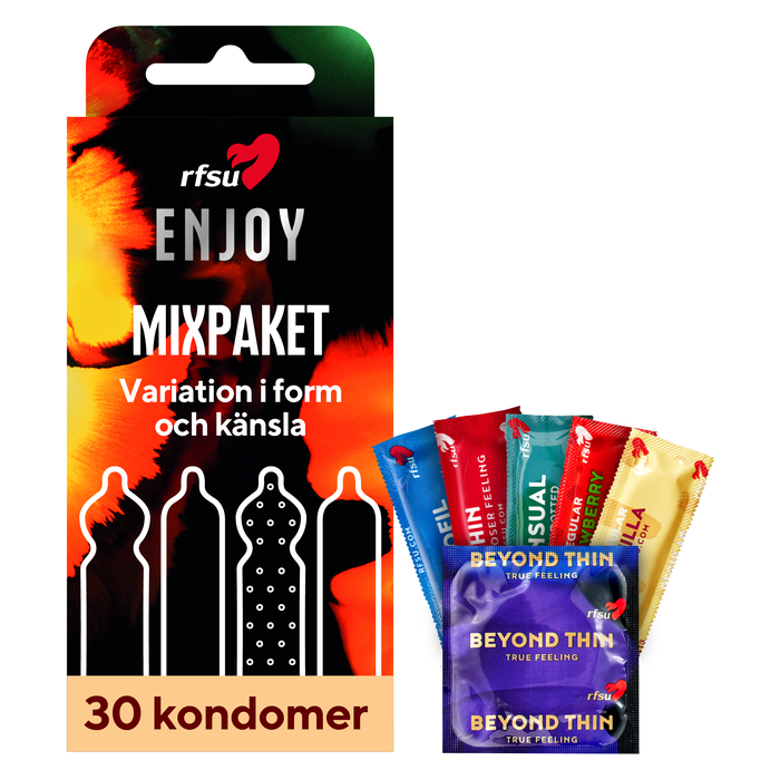 RFSU Mixed Kondompakke Mix 30-pakning