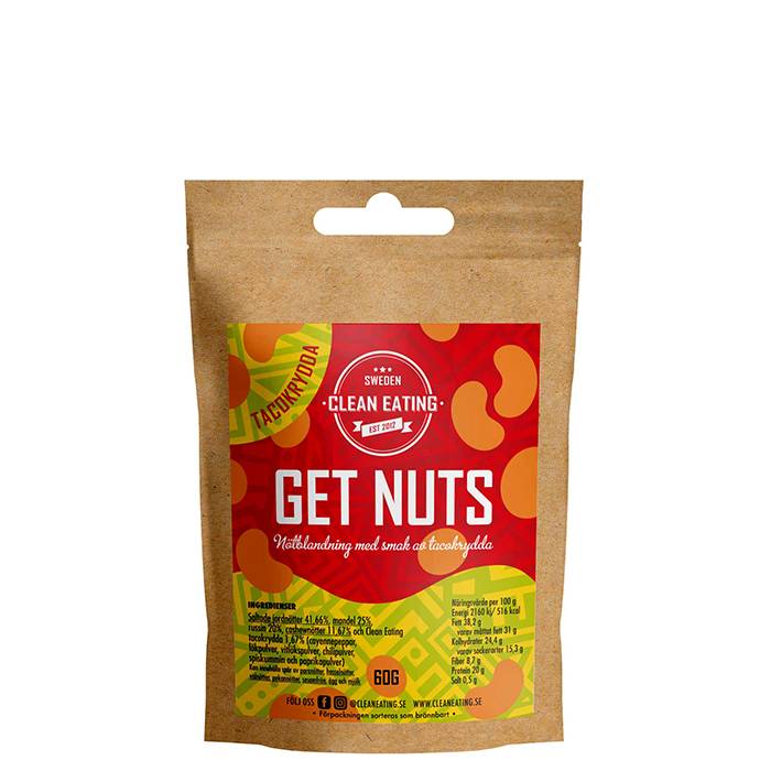 Bilde av Get Nuts Nötblandning Tacokrydda 60 G