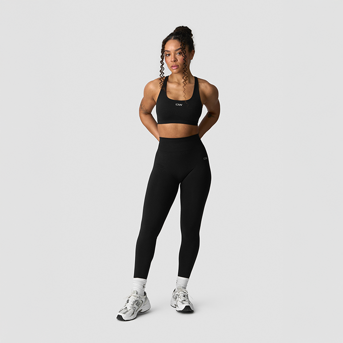 Smooth Seamless Tights Svart