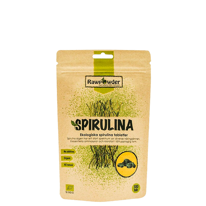 Økologiske Spirulinatabletter 300 st