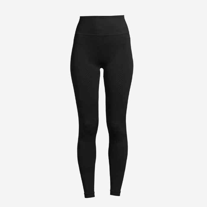 Essential Block Seamless High Waist Tights, Black