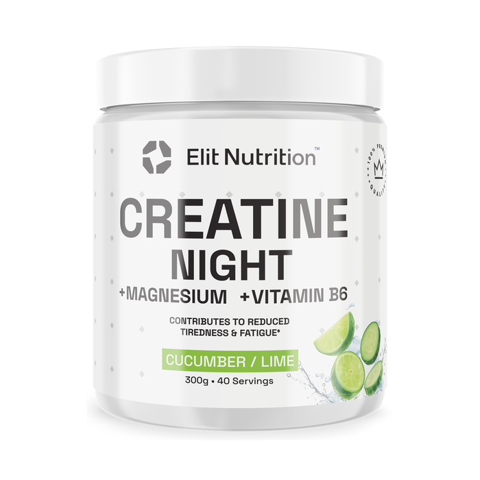 Creatine Night Magnesium + Vitamin B6 Kreatin Lime/Agurk 300 g