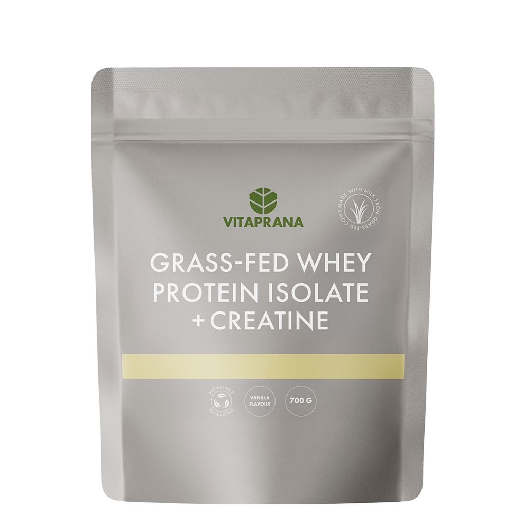 Grass fed Whey Protein Isolate + Creatine Vanilla 700 g