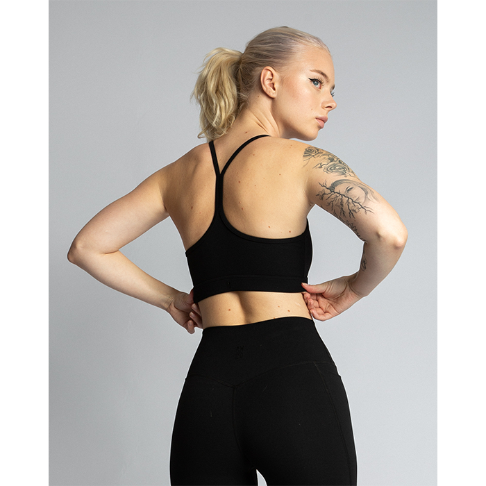 Studio Light Sports Bra, Matte Black