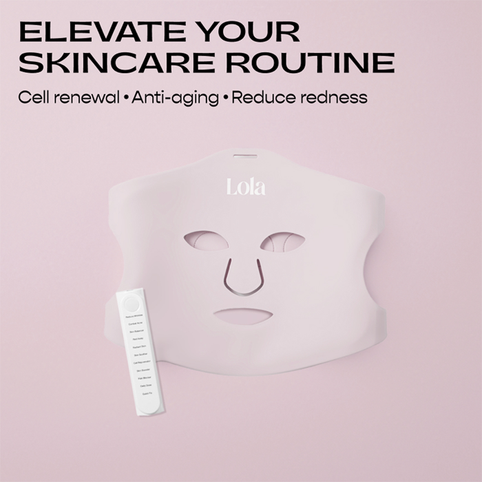 Glow LED Ansiktsmaske Rosa