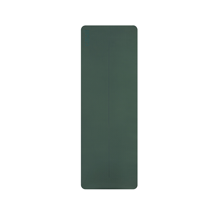 Yogamatte Position 4 mm Gr&oslash;nn Svart